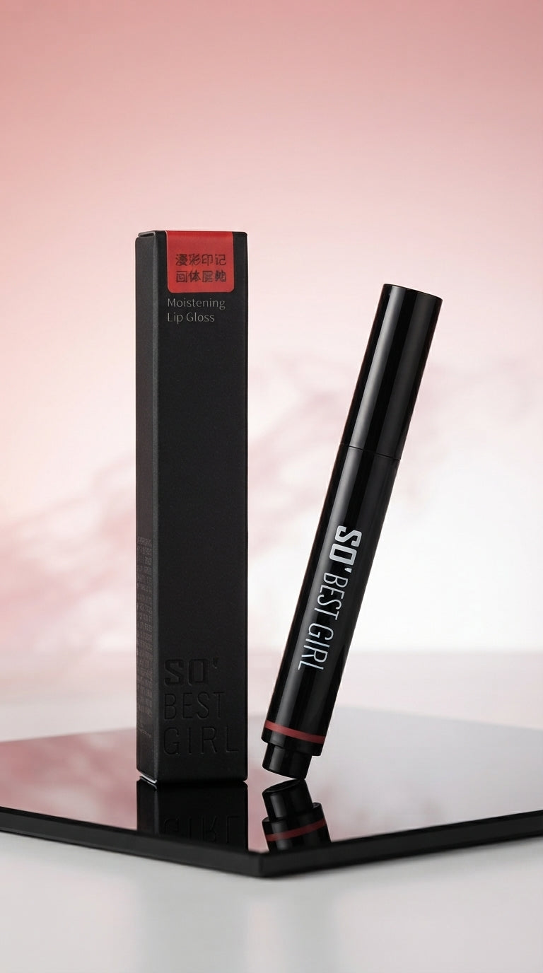 SO' BEST GIRL Dark Red Slim Lipstick Crayon