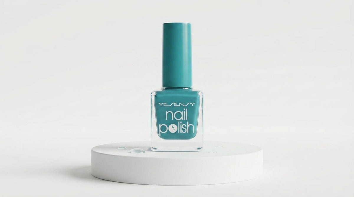 Vibrant Turquoise Green Nail Polish