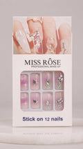 MISS ROSE Press-On Nails - Purple Aura Gradient