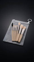 Mini Travel Makeup Brush Set with Pouch